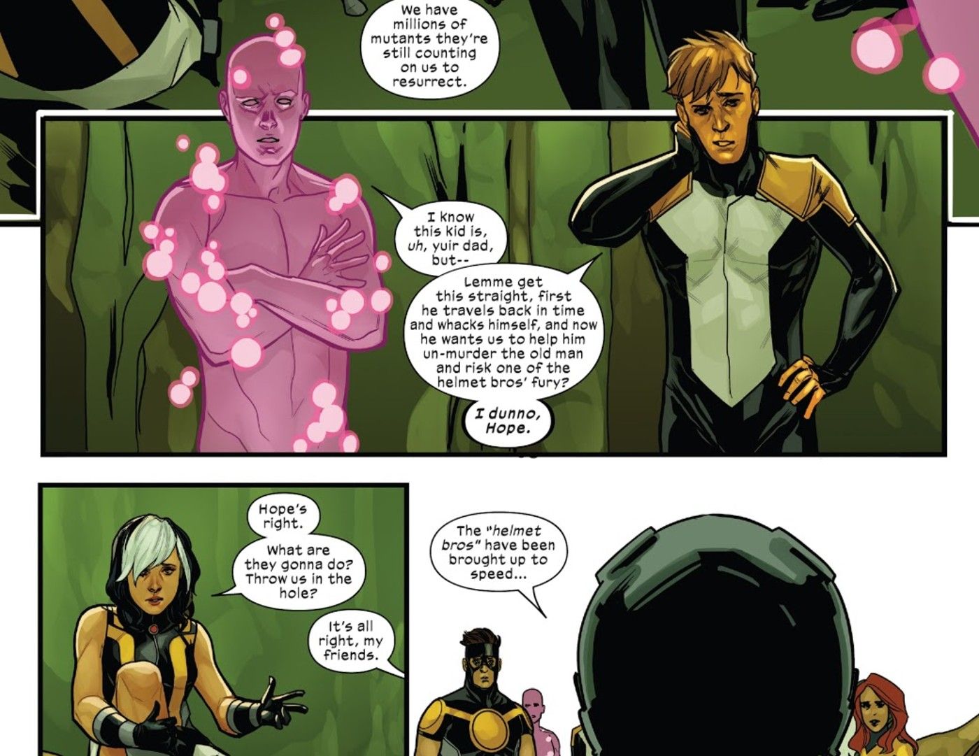 X-Men Professor X Xavier Magneto Helmet Bros Cable #11