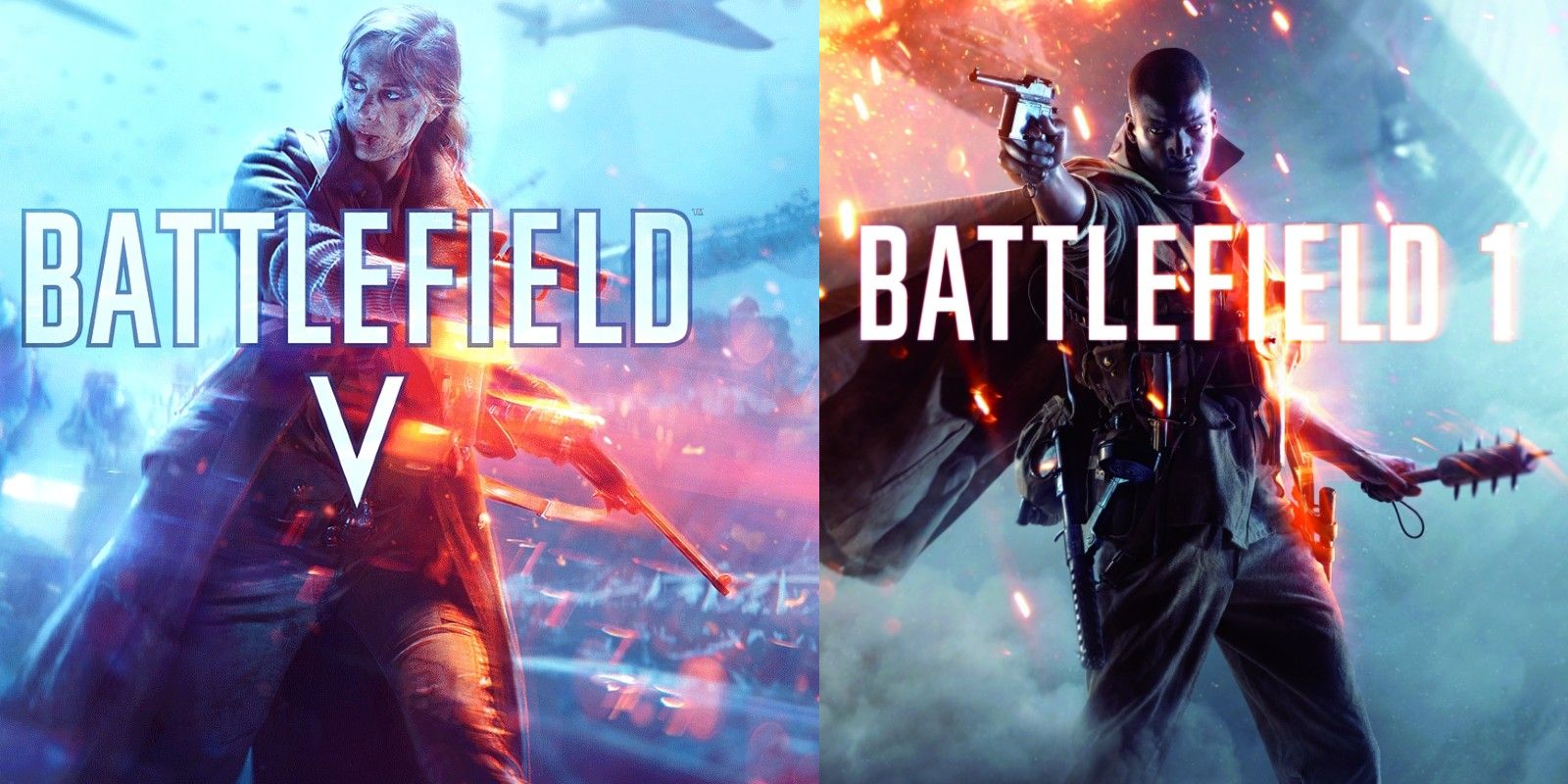 battlefield v and battlefield 1