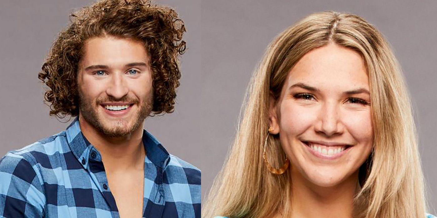 Split image of Christian and Claire from Big Brother 23.