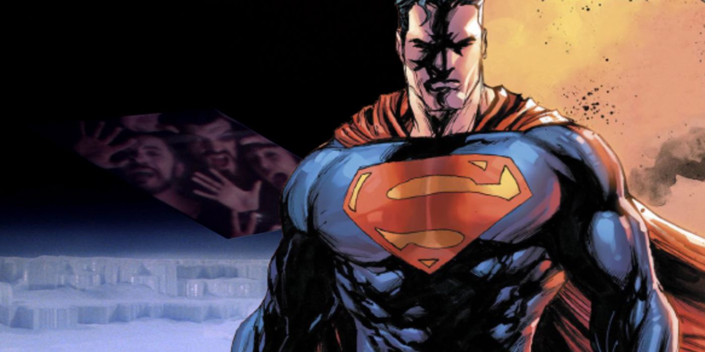 comic book superman with movie phantom zone