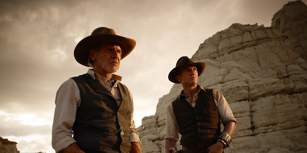 Dolarhyde and Jake ride out in Cowboys &amp; Aliens