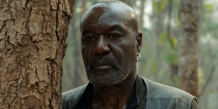 Delroy Lindo looking solemn in Da 5 Bloods