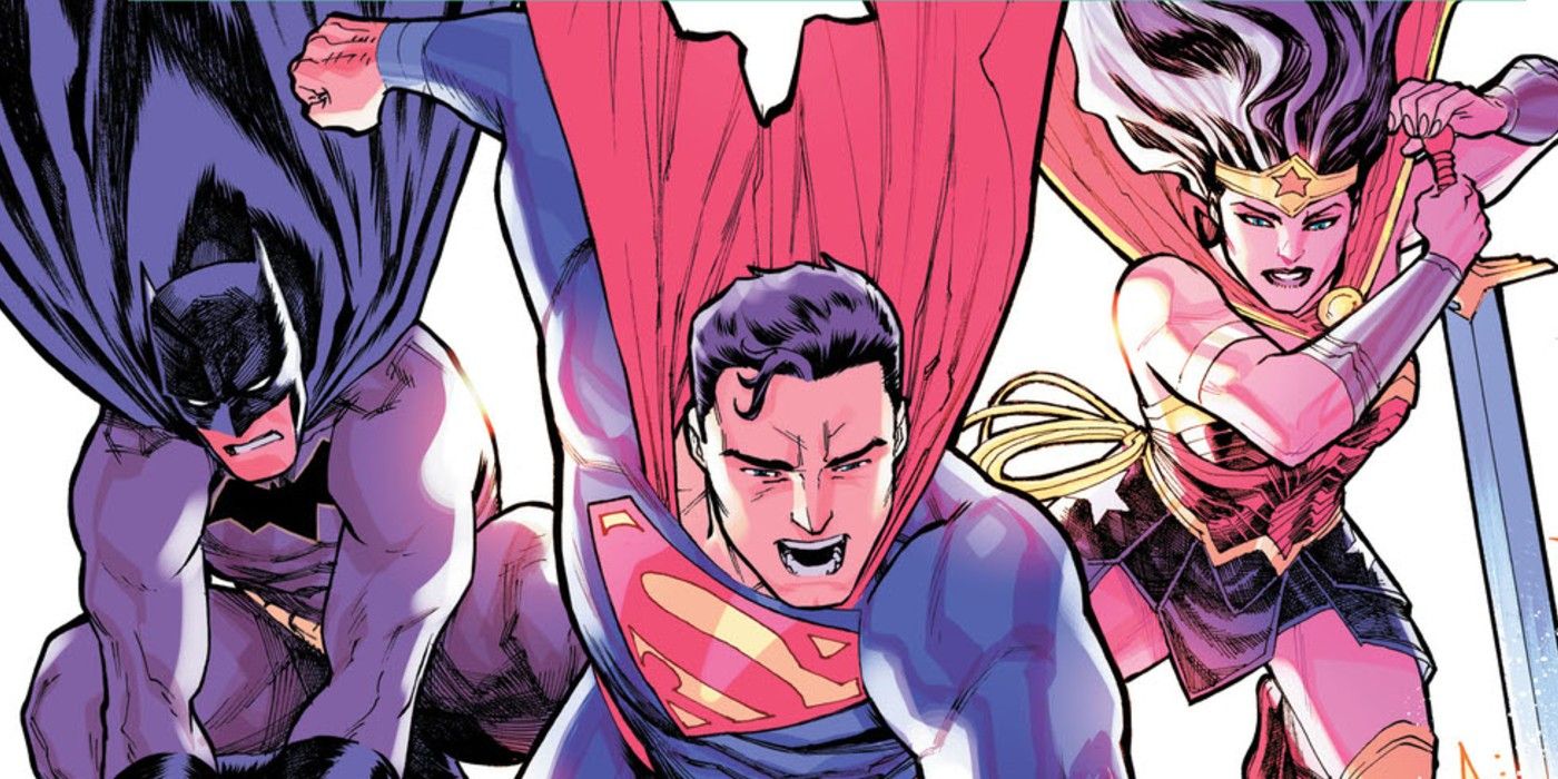Batman, Suoerman, and Wonder Woman  - the DC Trinity
