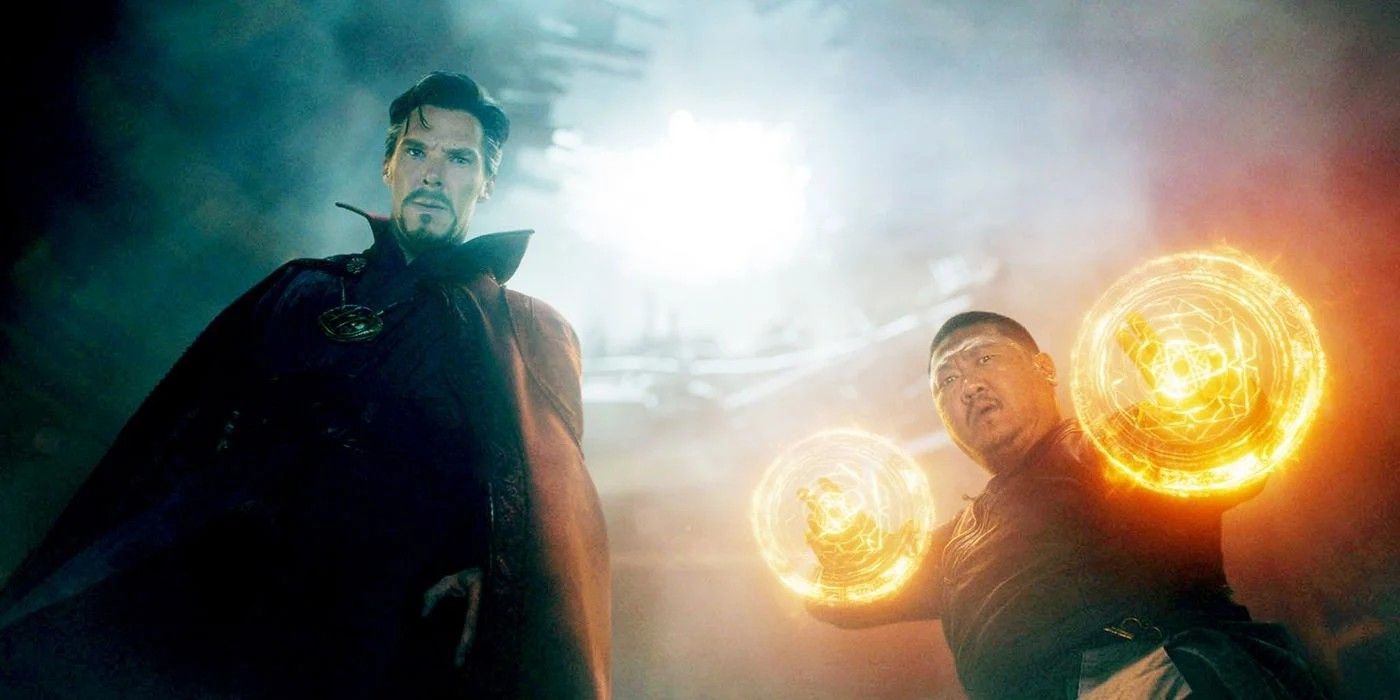 Doctor Strange and Wong brace for a fight in Spider-Man: No Way Home