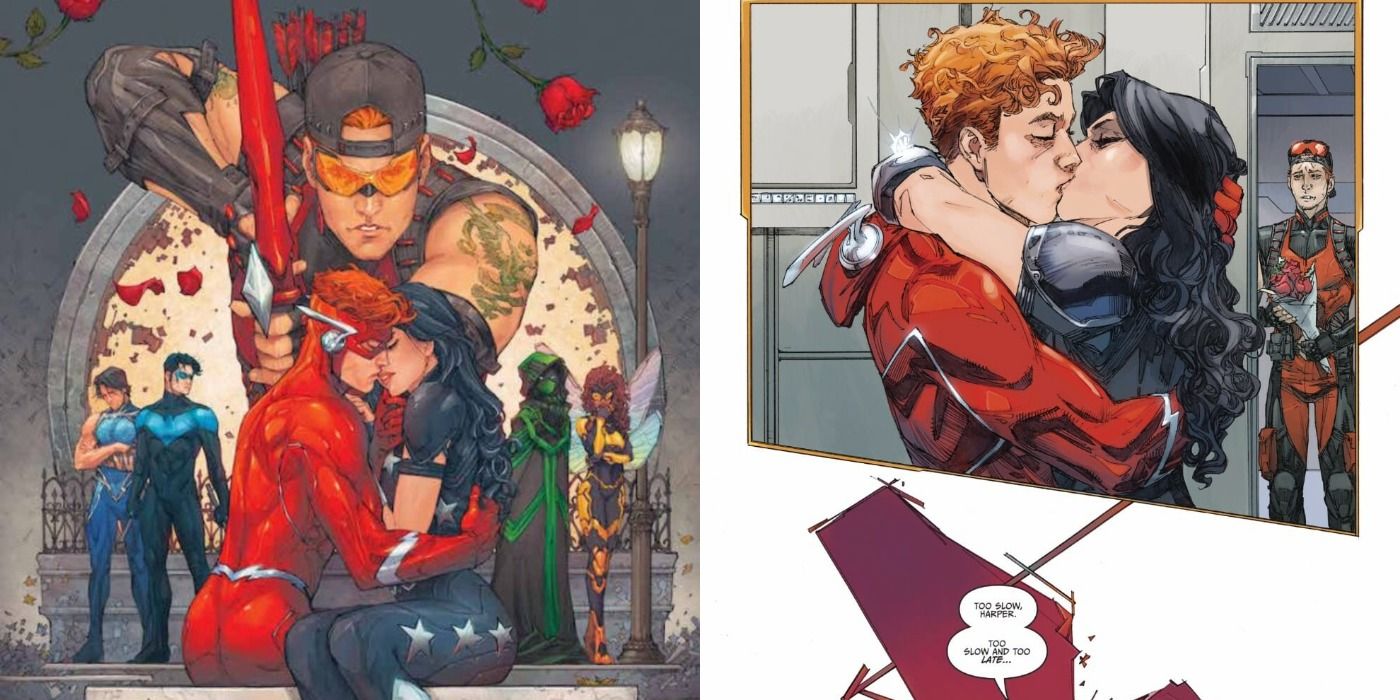 wally west and donna troy in dc comics