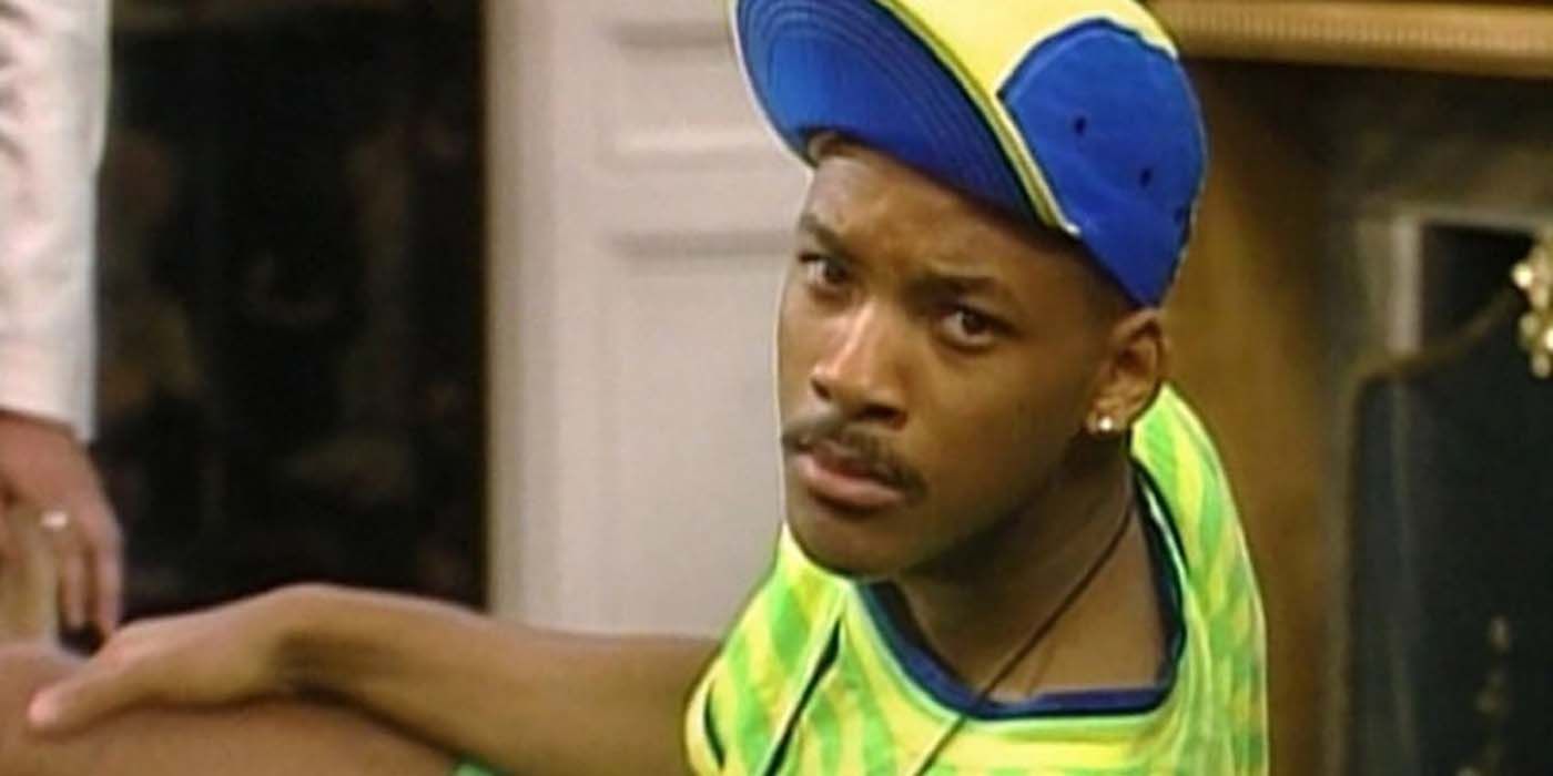 Will Smith looks into the camera in The Fresh Prince of Bel Air
