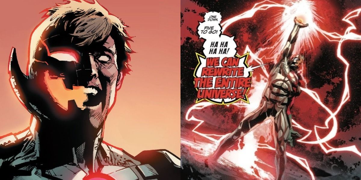 Hank Pym is ripped out of Ultron and sent to the Soul World when he acquires the Soul Stone in Infinity Countdown Prime #1