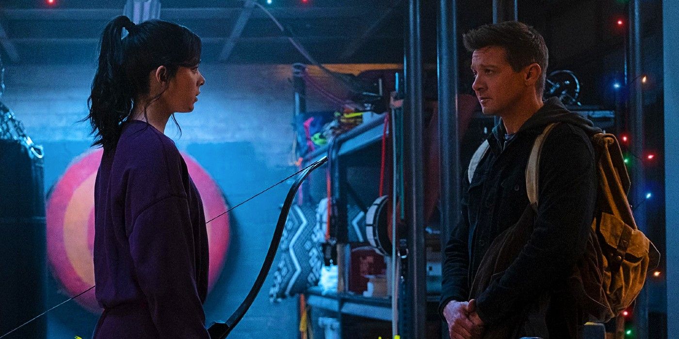 hawkeye first look image kate bishop clint barton