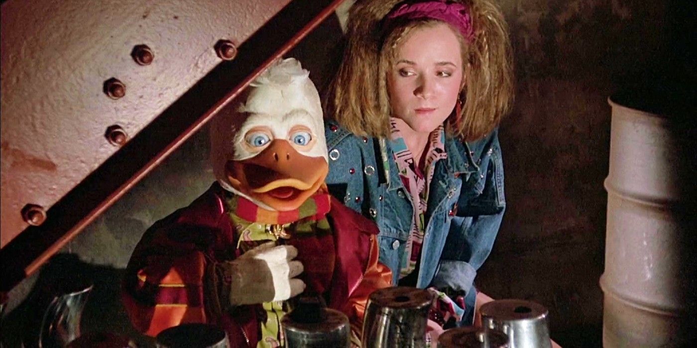 Lea Thompson and Howard team up in Howard the Duck