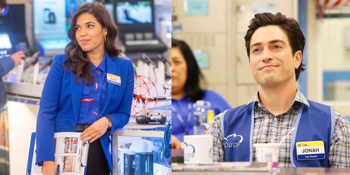 America Ferrera and Ben Feldman in Superstore