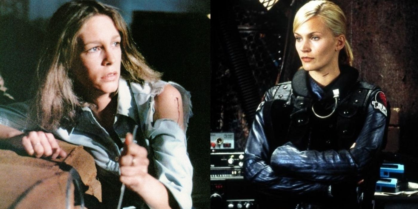 Laurie Strode in Halloween and Melanie Ballard in The Ghosts of Mars