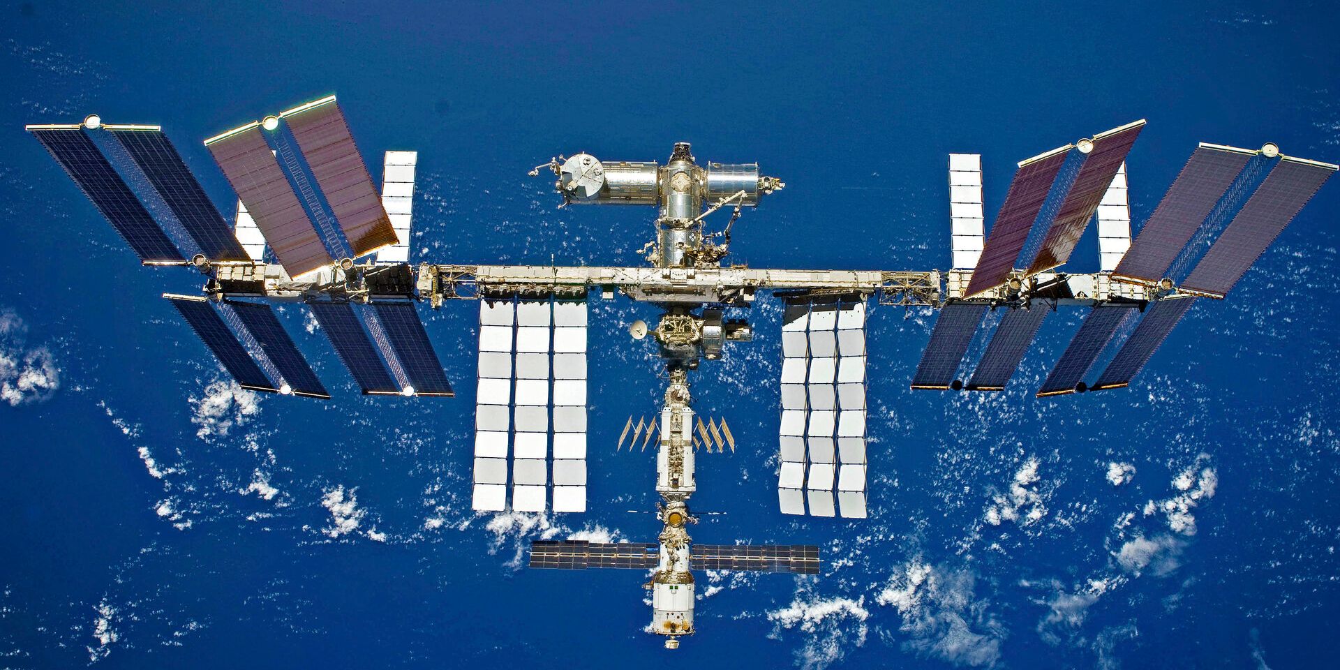 International Space Station above Earth