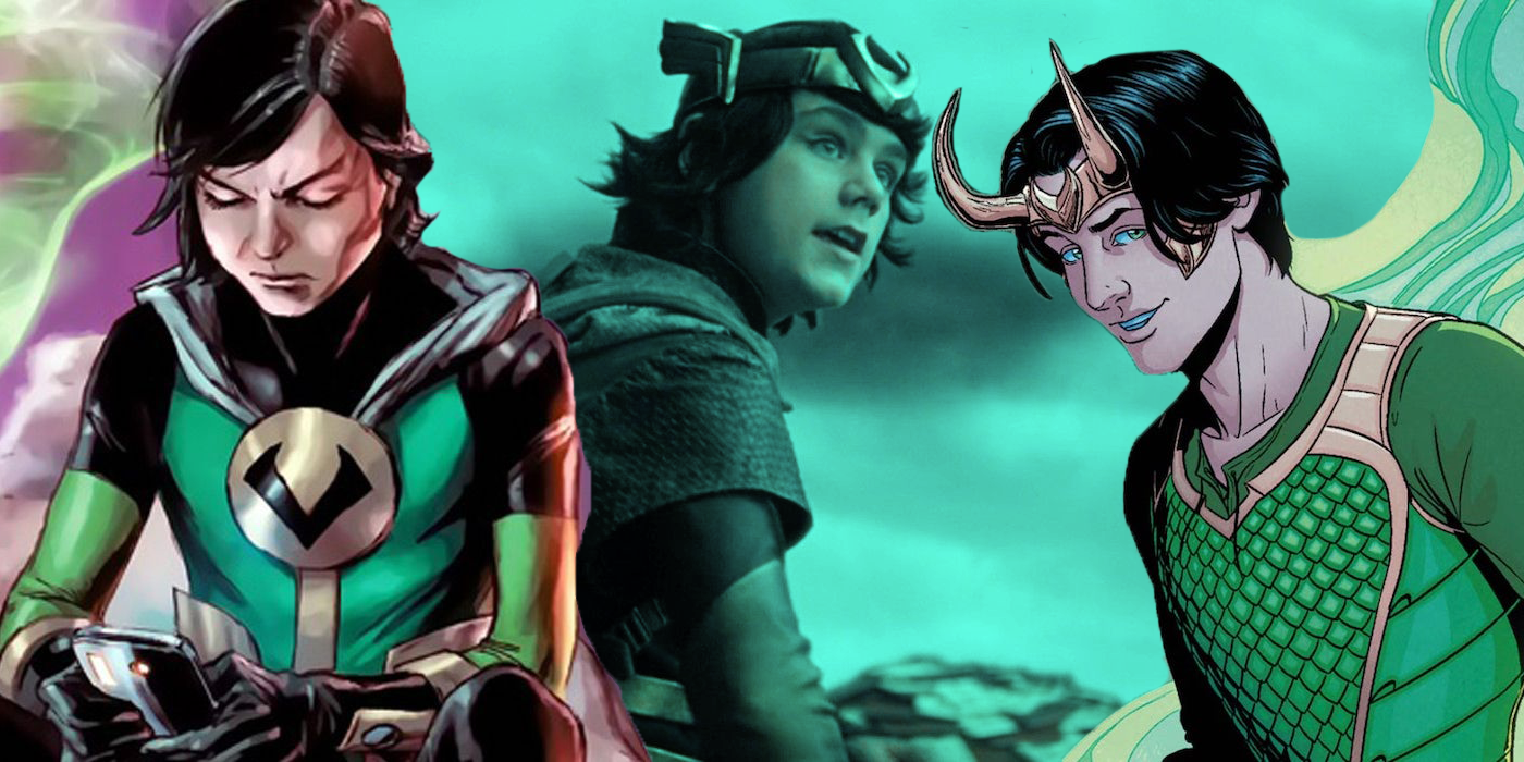 Kid Loki in show & Young Avengers comics