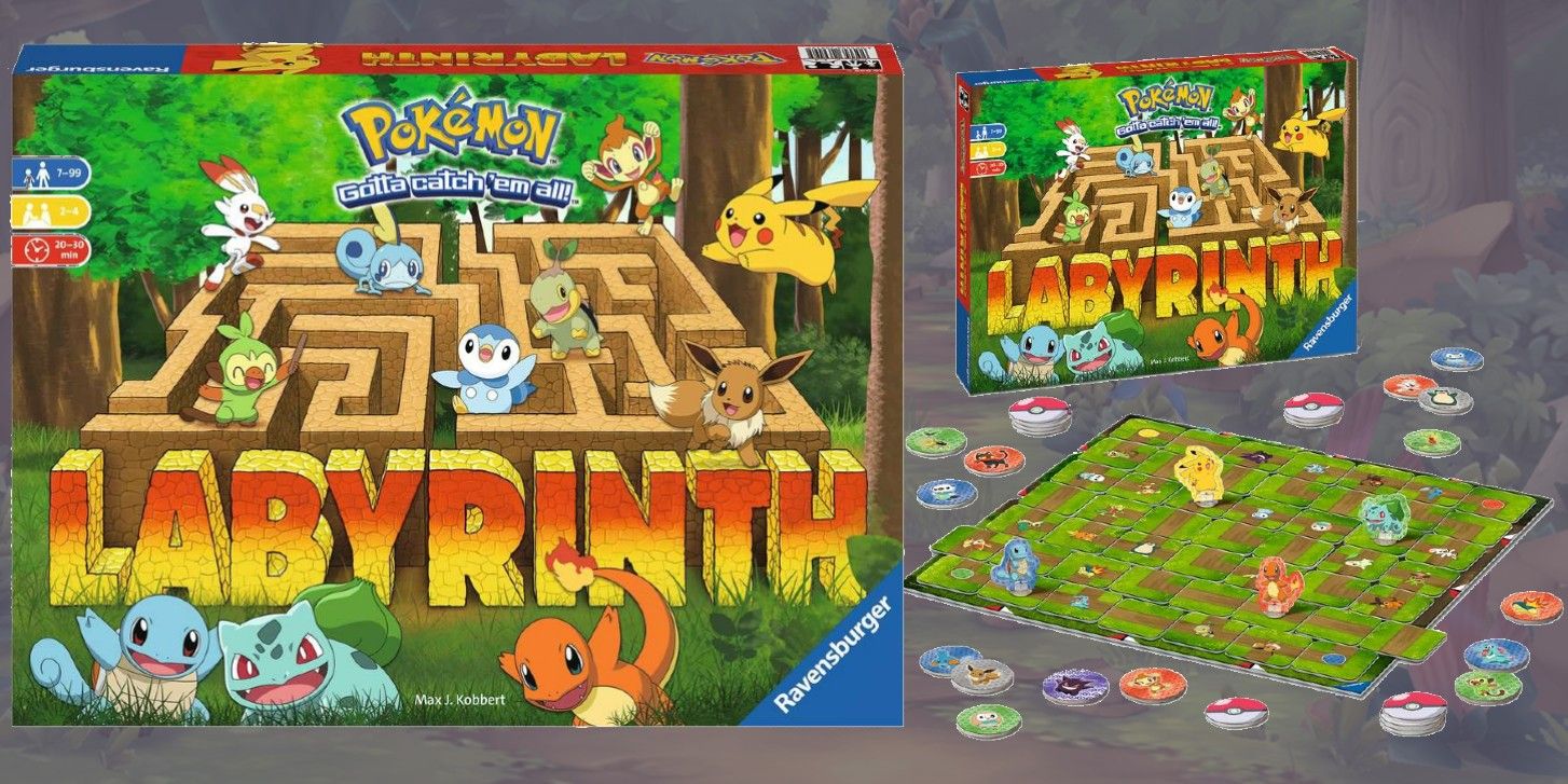 Pokémon Version Of Classic Labyrinth Board Game