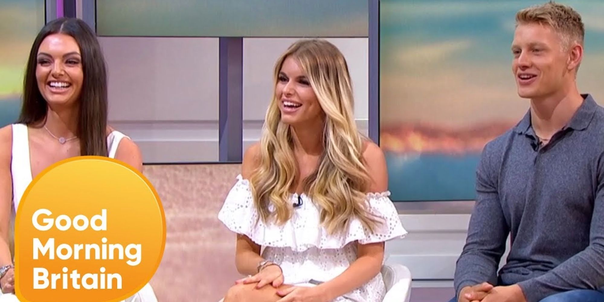 Love Island U.K. contestants in an interview on Good Morning Britain