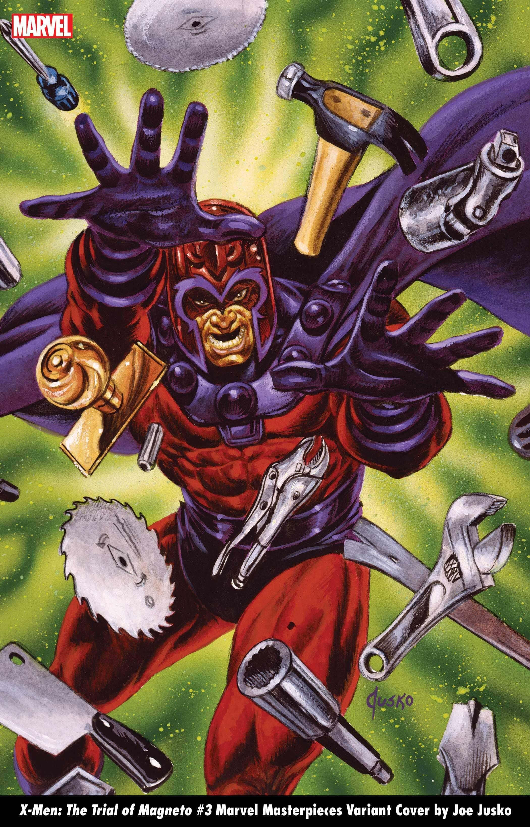 magneto x-men card art marvel masterpieces