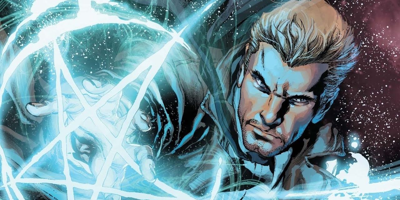 DC's John Constantine casting a spell in battle