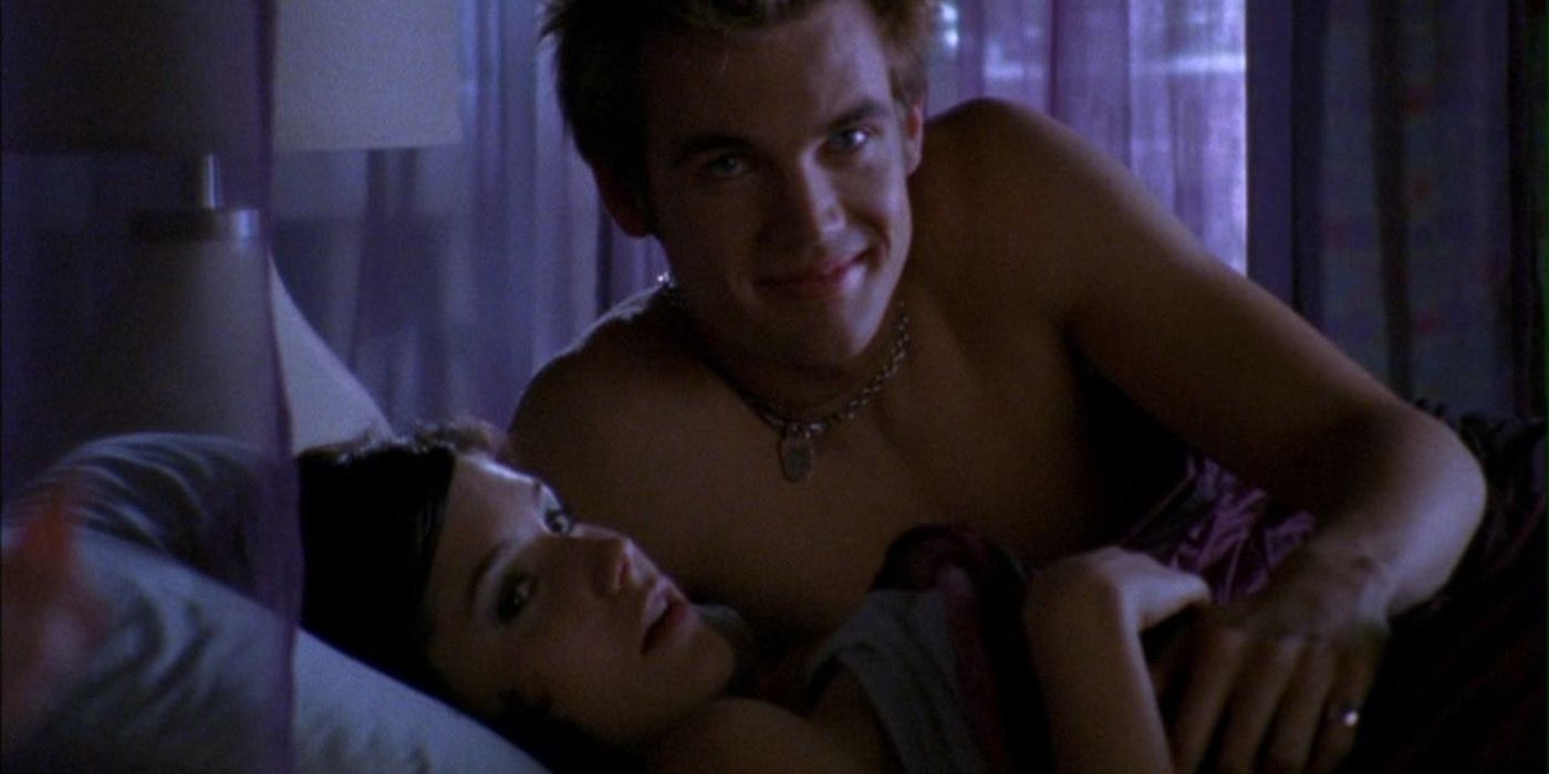 Brooke and Chris Keller in bed together