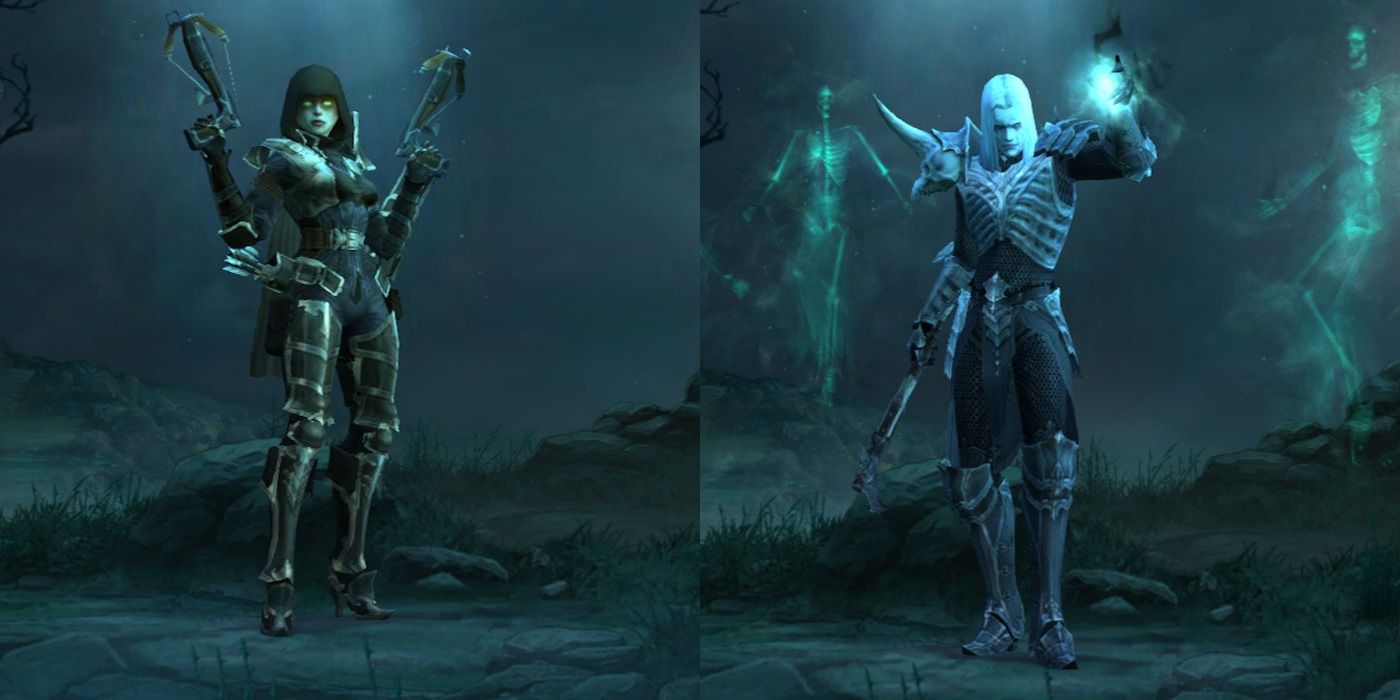 Diablo III Demon Hunter and Necromancer