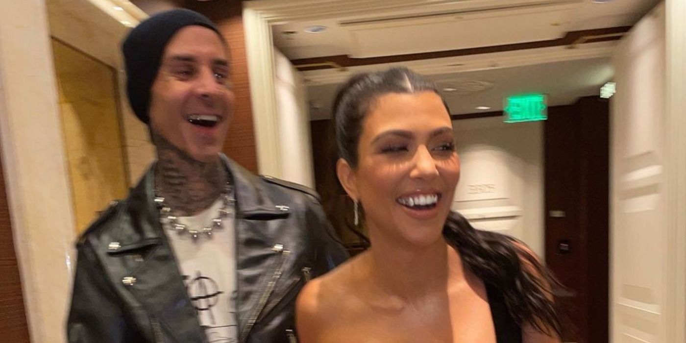 Kourtney Kardashian and Travis Barker