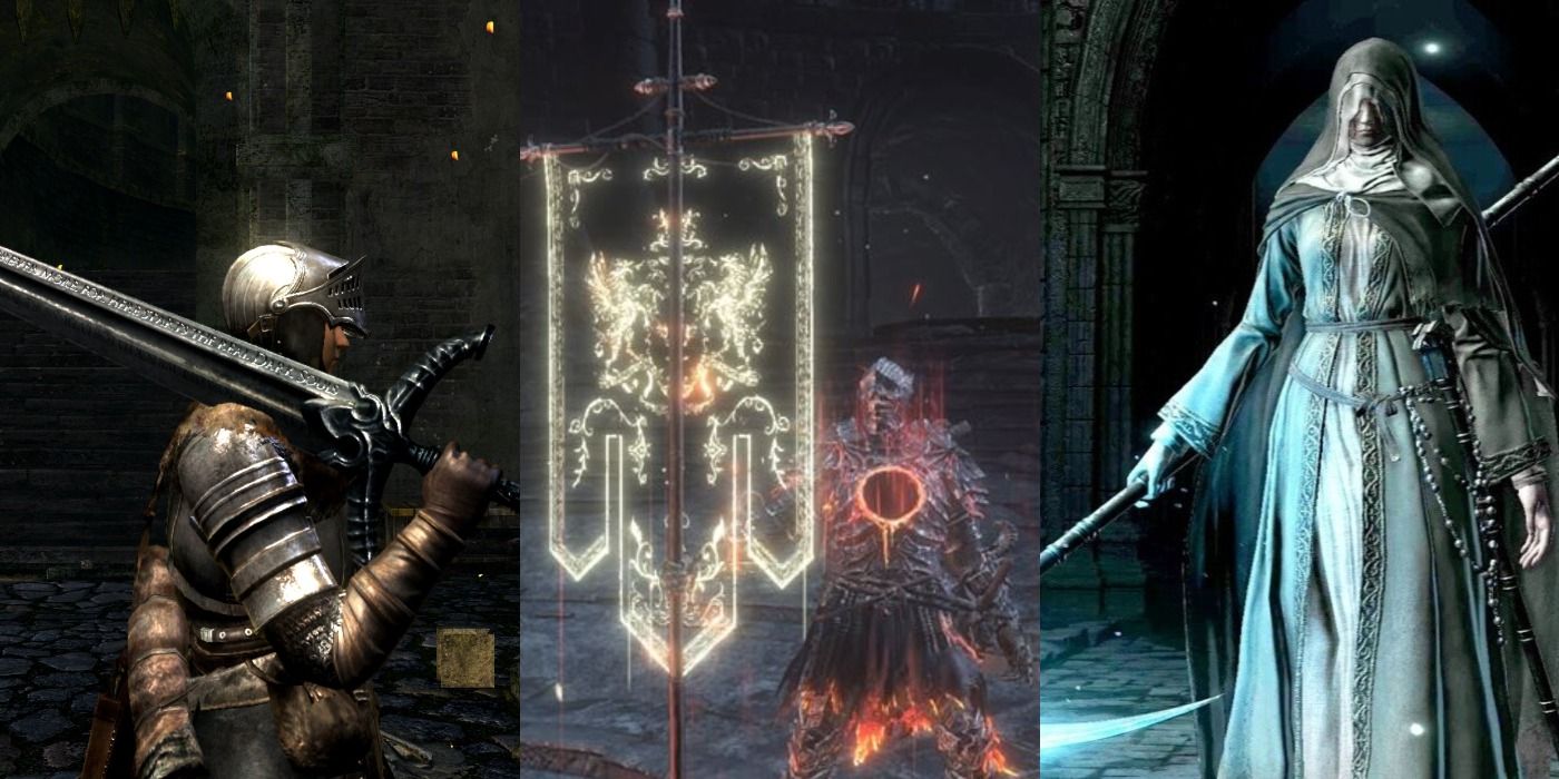 Collage de armas de Dark Souls 3.