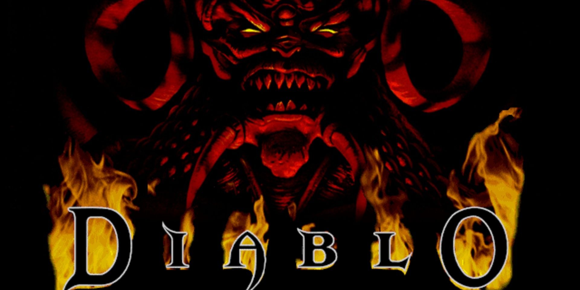 poster for the game Diablo featuring the main villain Al'Diabolos, the Lord of Terror a.k.a Diablo