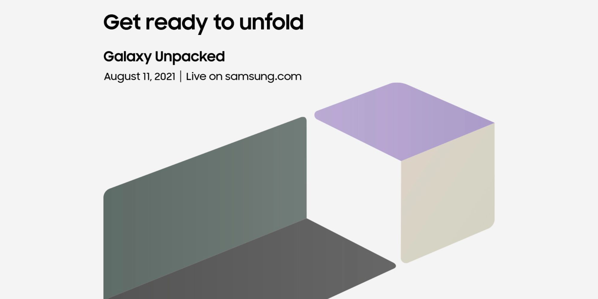 Invite for Samsung Unpacked August 2021