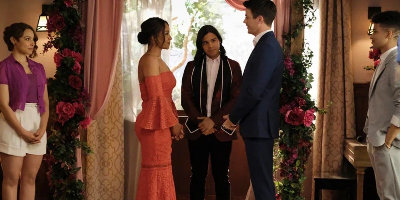 Flash Season 7 Finale Images Reveal Barry & Iris Renew Their Vows