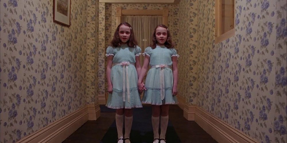 Grady twins in hall in The Shining