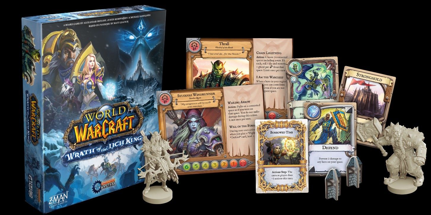 WoW: Wrath Of The Lich King Pandemic Trailer Shows Game Board & Figures