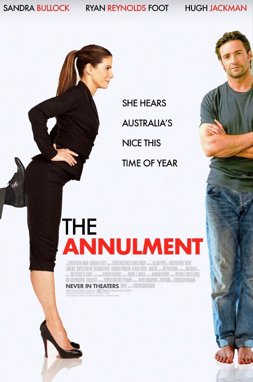 The Annulment Fake Ryan Reynolds Poster