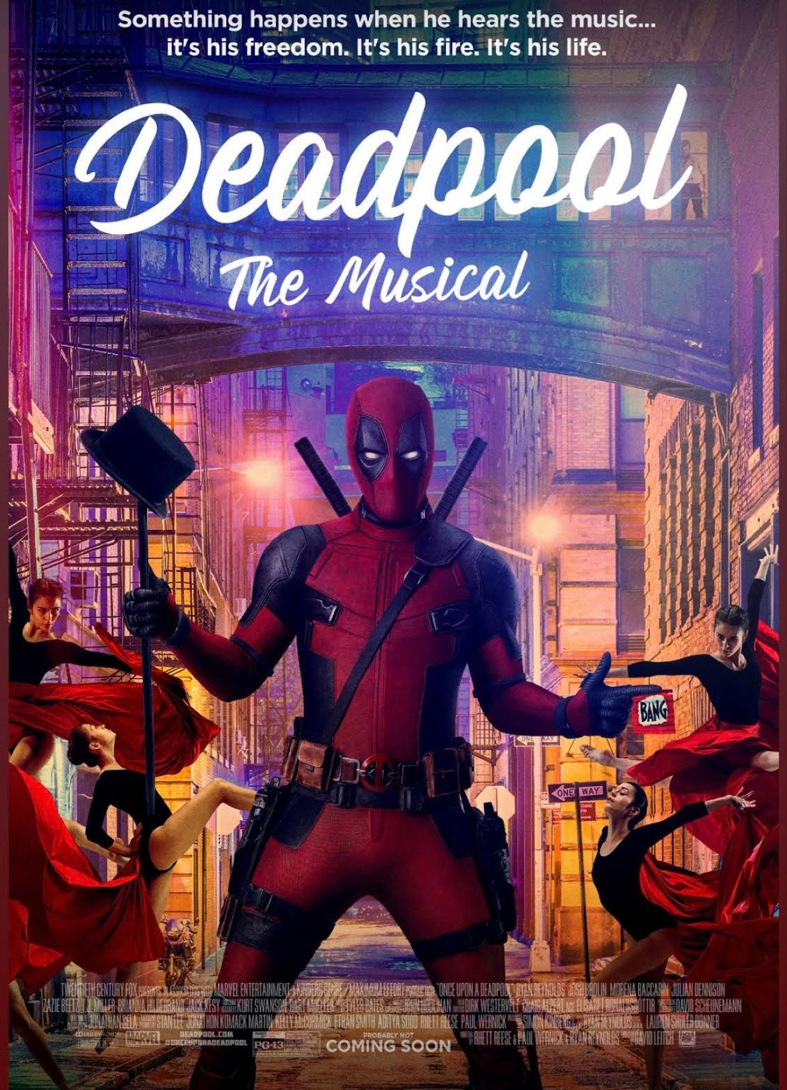 Ryan Reynolds Deadpool The Musical Poster