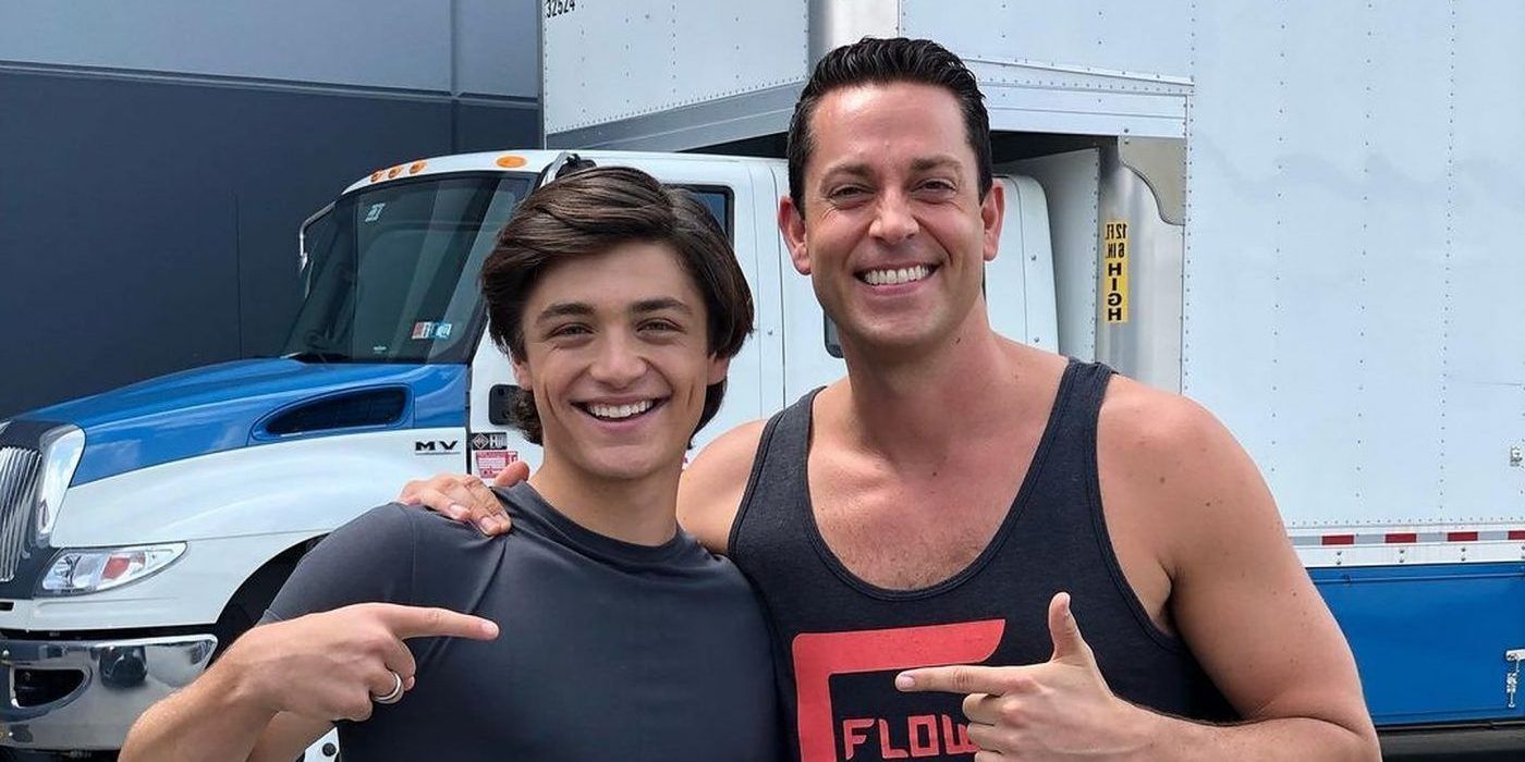 Shazam! Fury of the Gods' Asher Angel celebrate filming wra