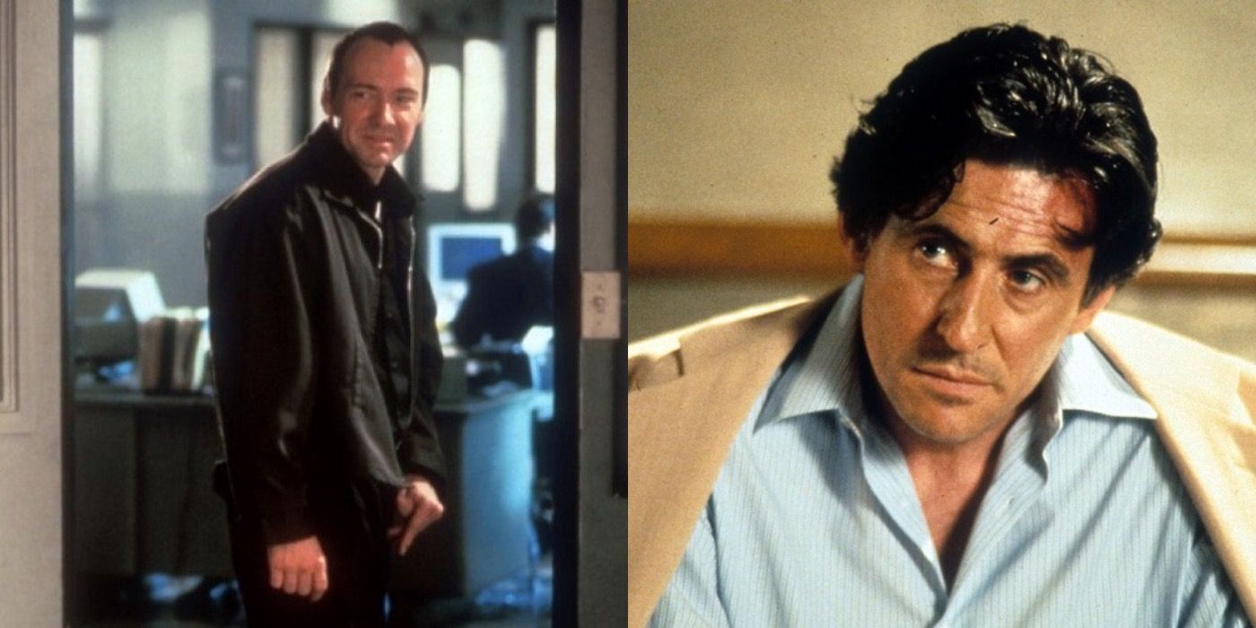 Split image of Verbal and Dean in The Usual Suspects