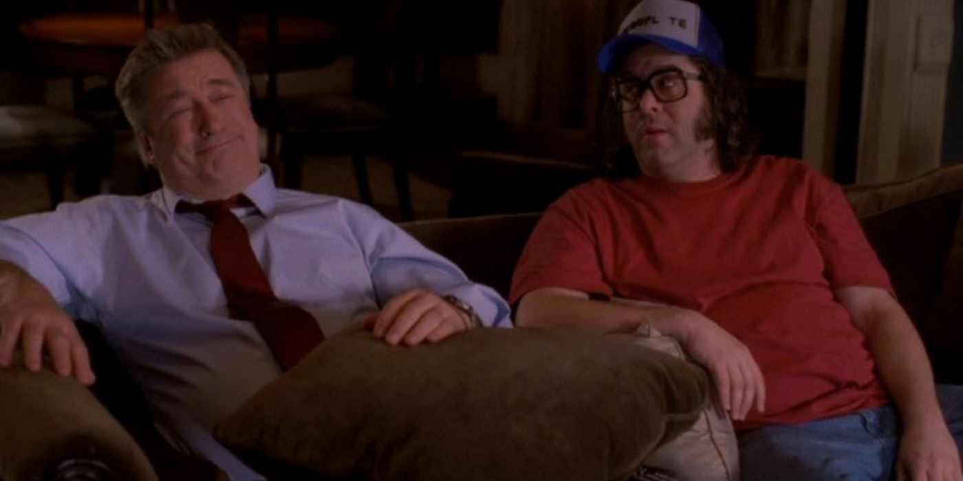 Frank and Jack sitting on a couh in 30 Rock