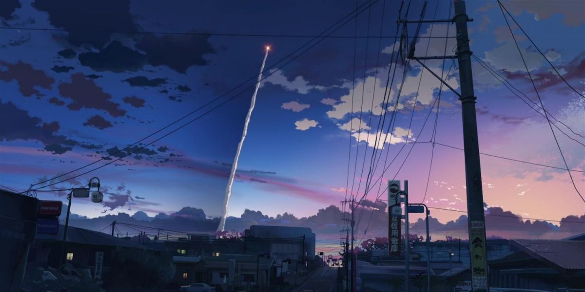 The rocket launch from 5 Centimeters Per Second.
