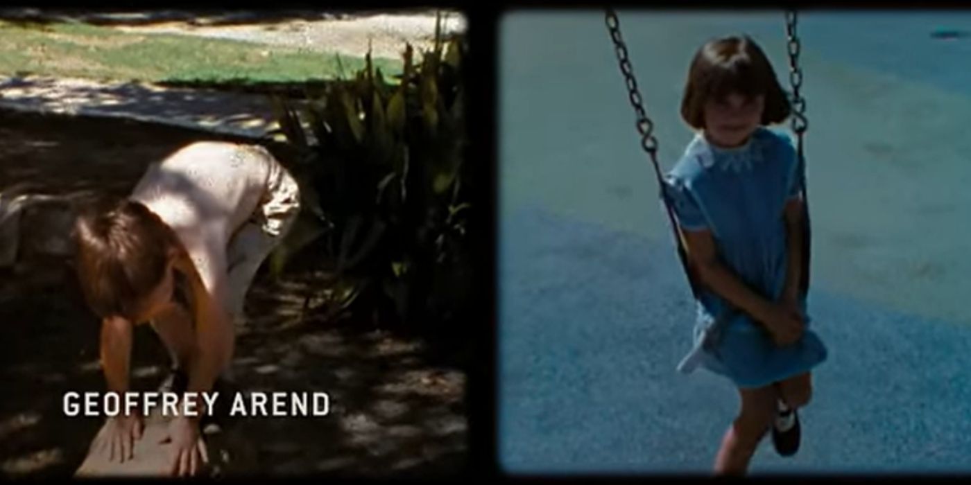 Side by side shots of Tom and Summer&rsquo;s childhoods in 500 Days of Summer