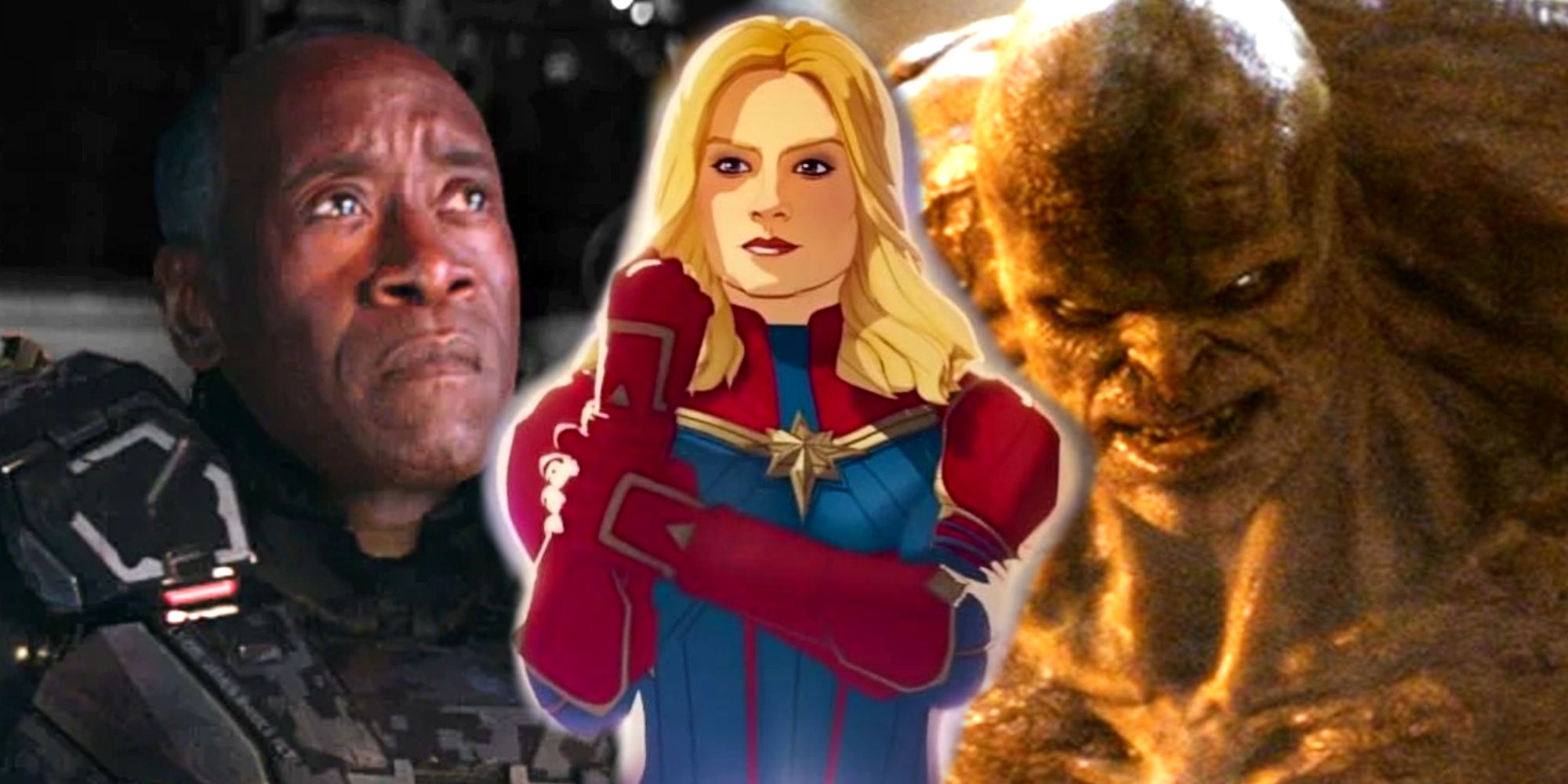 Abomination, War Machine, and Captain Marvel in the MCU