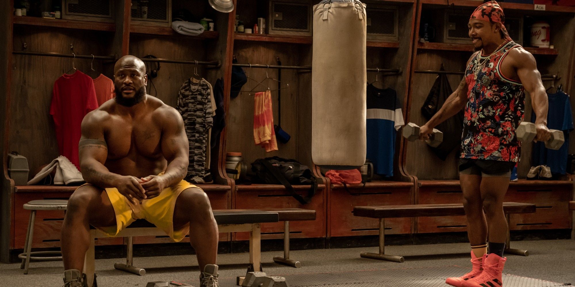 Allen Maldonado and James Harrison in Heels