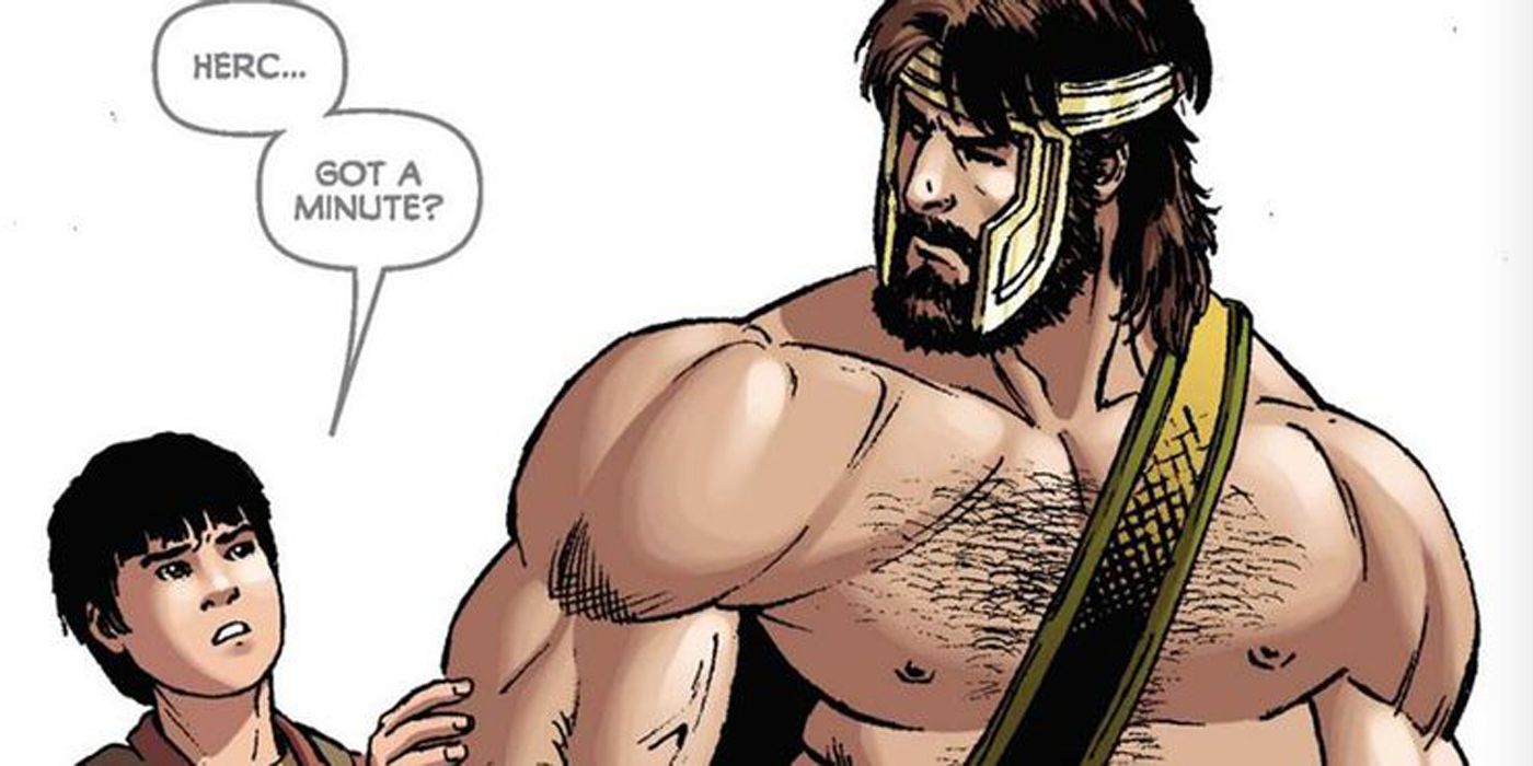 Amadeus Cho conversando com Hércules.
