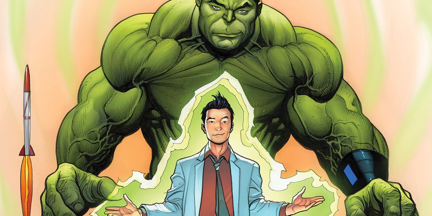 Amadeus Cho turning into Hulk.