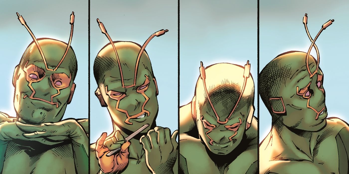 Ambush Bug Expressions in DC Comic Art