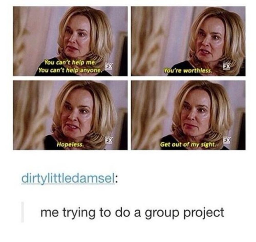 A meme about Fiona Goode in AHS Coven