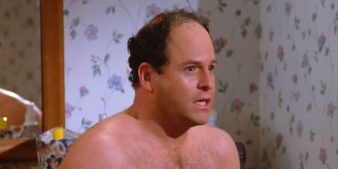 An embarrassed George screaming &quot;I was in the pool!&quot; on Seinfeld.