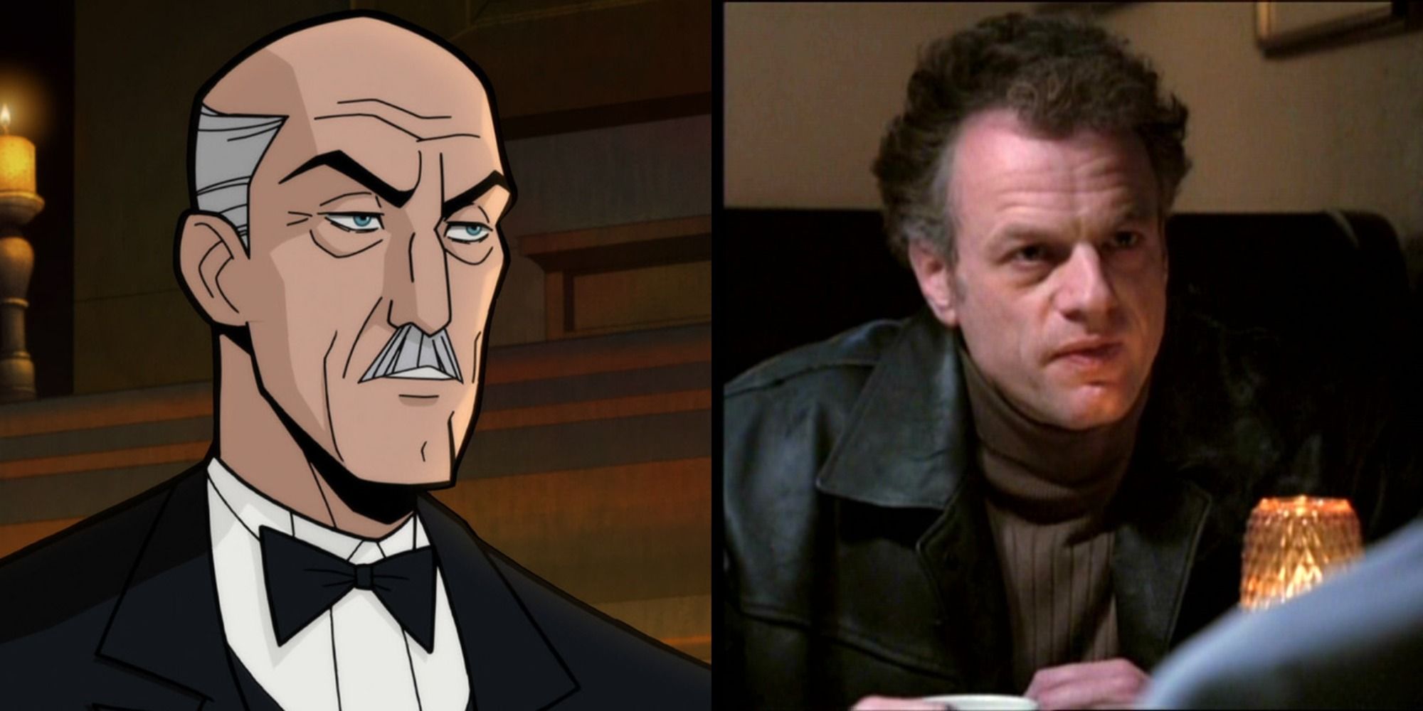 An image of Alfred Pennyworth in The Long Halloween and Alistair Duncan in Buffy