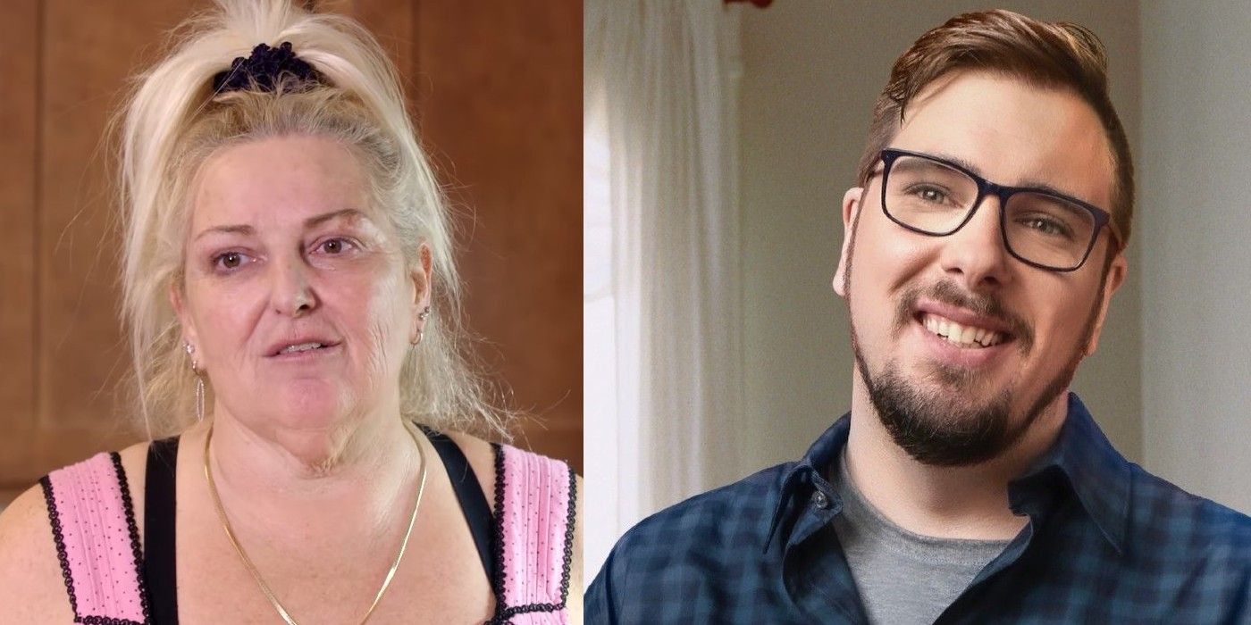 Split image of Angela Deem and Colt Johnson from 90 Day Fiance