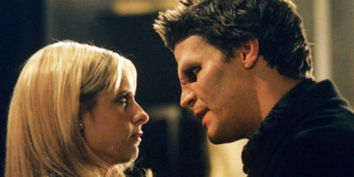 Angelus talks to Buffy Summers.