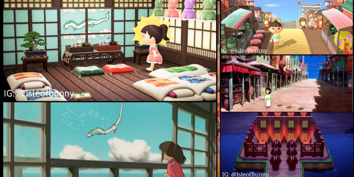 Animal Crossing Player Recreates Iconic Spirited Away Scenes