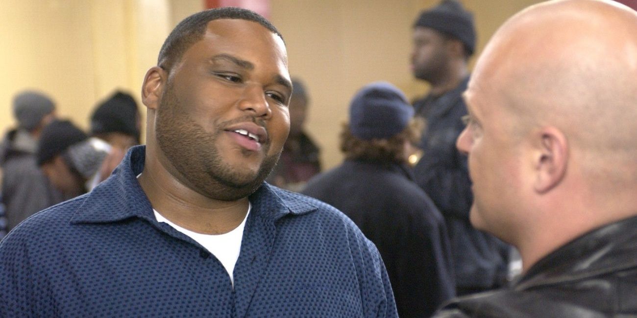 Anthony Anderson talking to Vic Mackey in The Shield