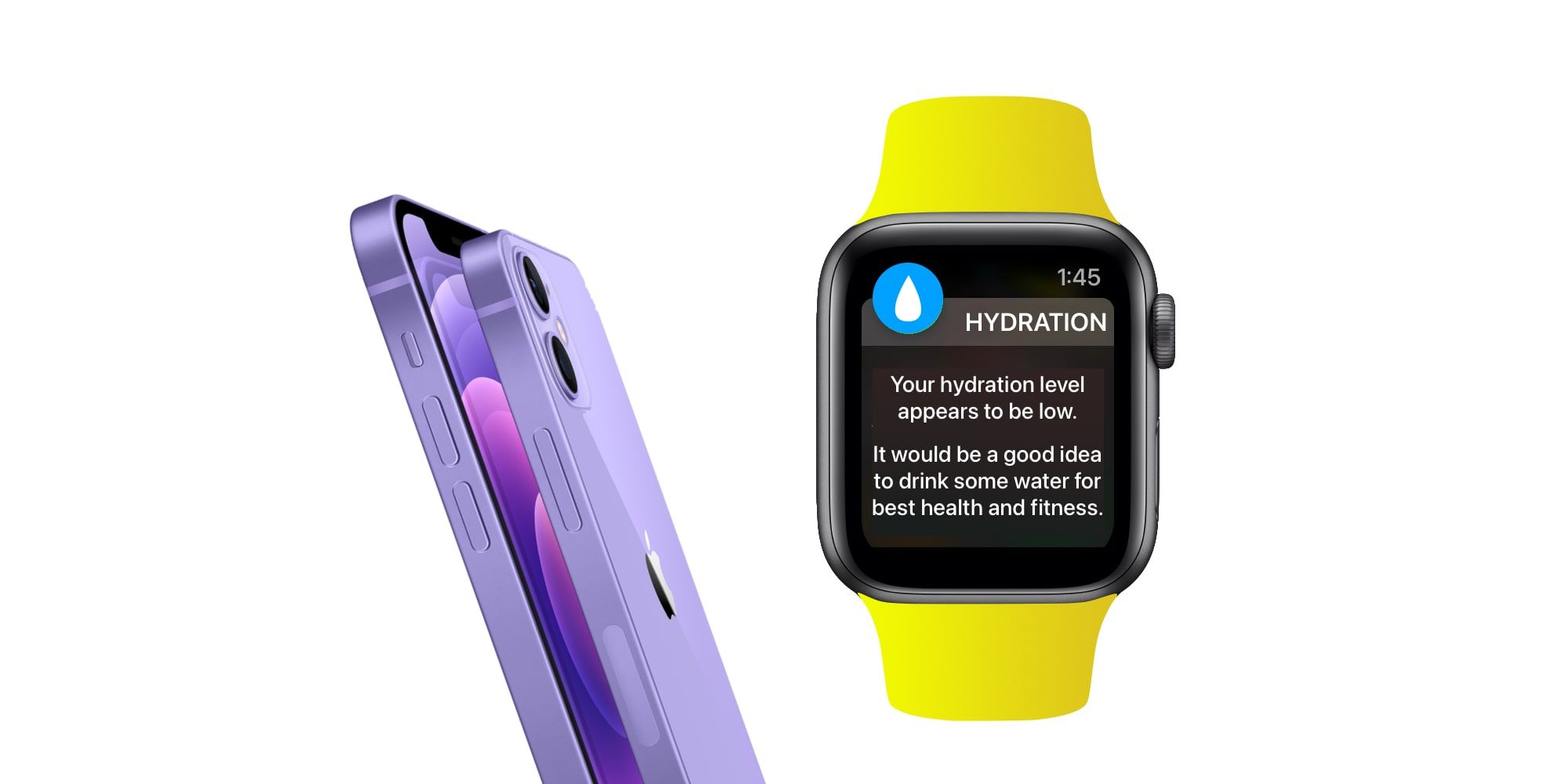 Apple Watch Hydration Alert Render